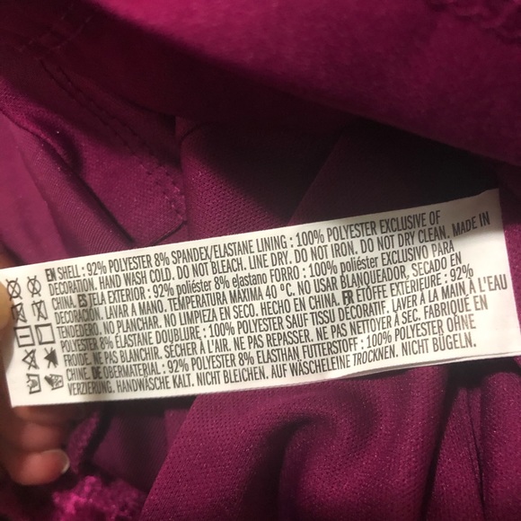 Crushed Velvet Mini Dress - Picture 7 of 8